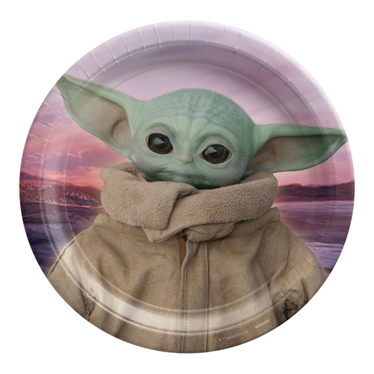 Baby Yoda 9" Plate