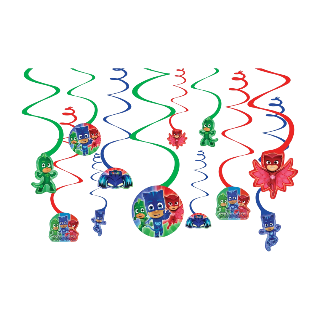 PJ Masks Swirl Decorations