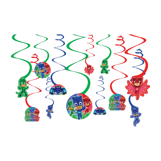 PJ Masks Swirl Decorations
