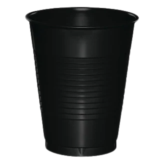 50ct Black Plastic Cups