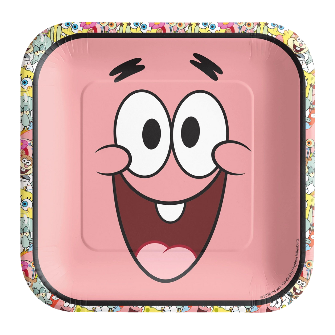 Patrick Star Spongebob Plate 7"