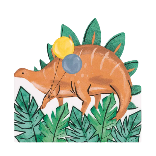 3D Cutout Dino Napkins