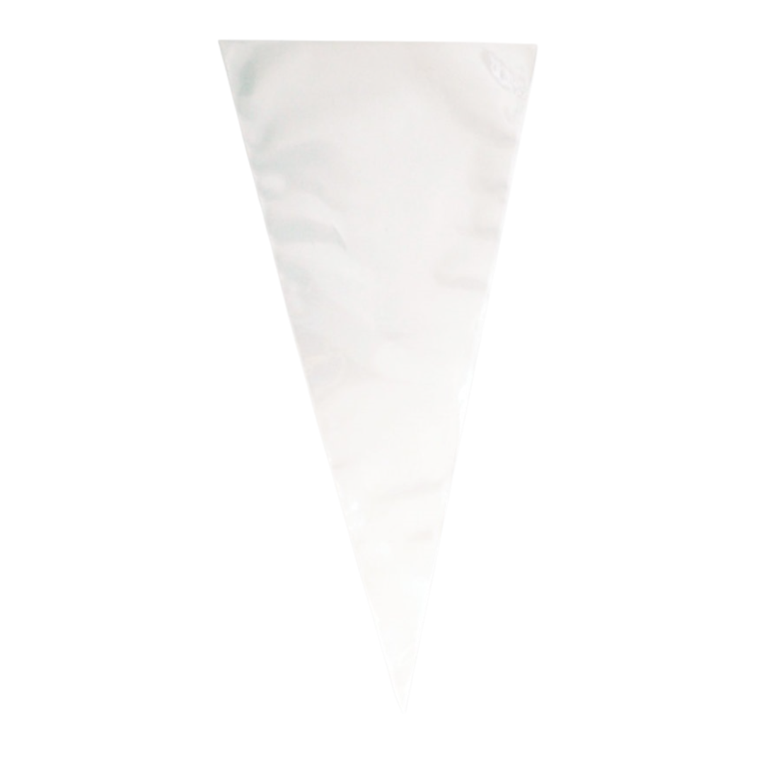 Clear Large Cone Cellophane Bags 25ct