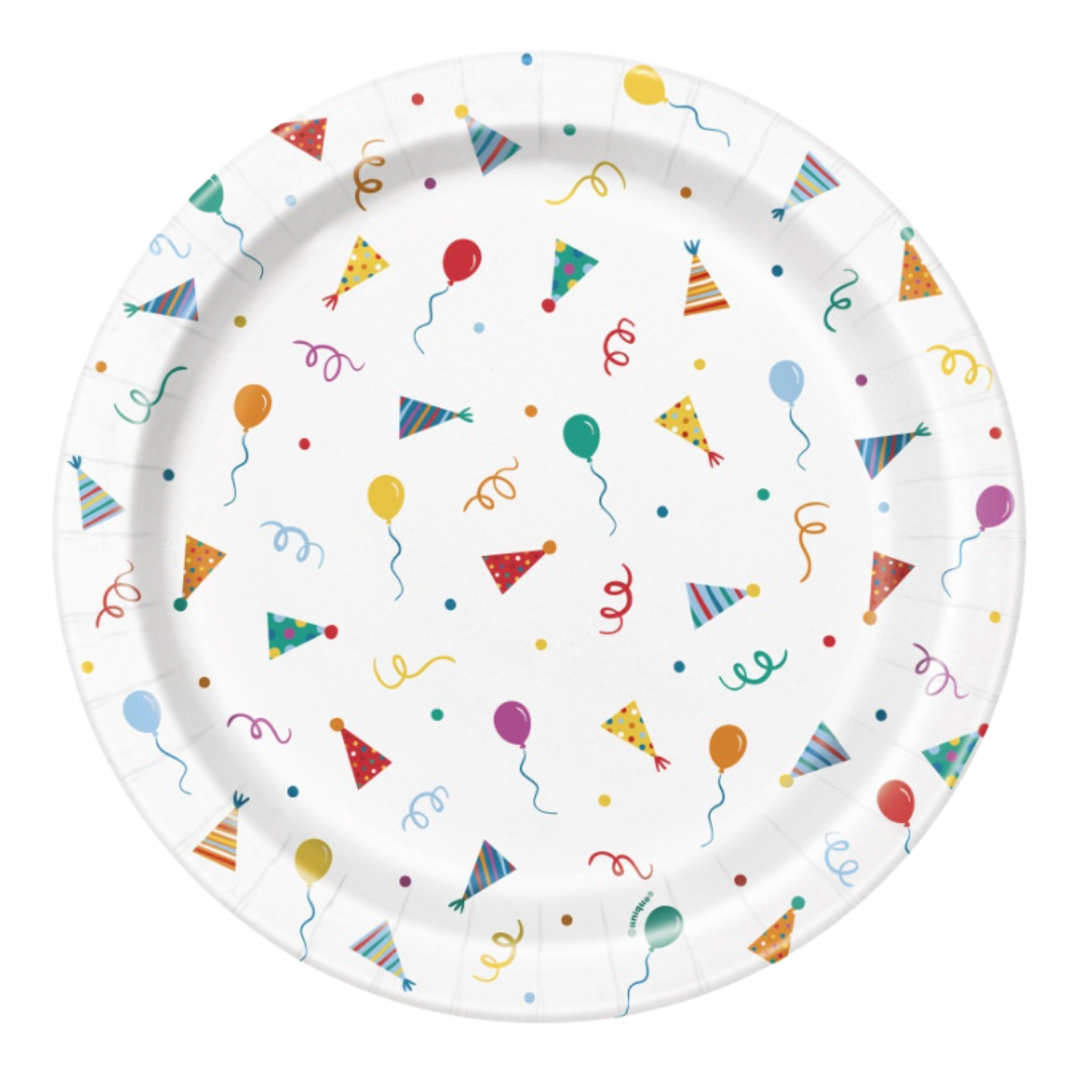 Birthday Mayhem Round 9" Dinner Plates 8ct