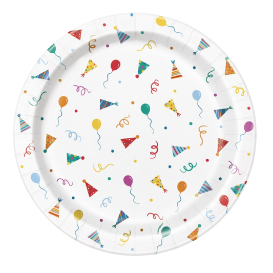 Birthday Mayhem Round 9" Dinner Plates 8ct