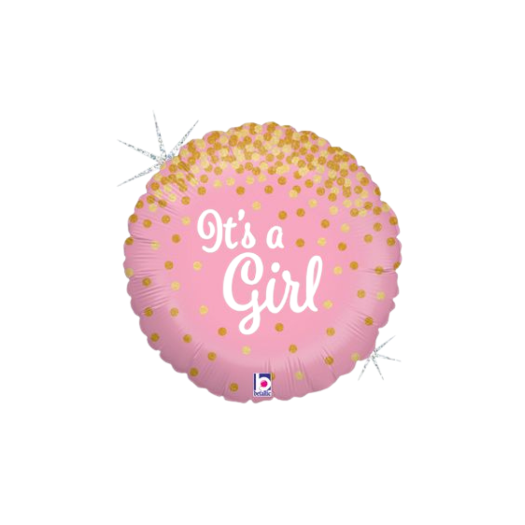 18C GLITTERING IT'S A GIRL