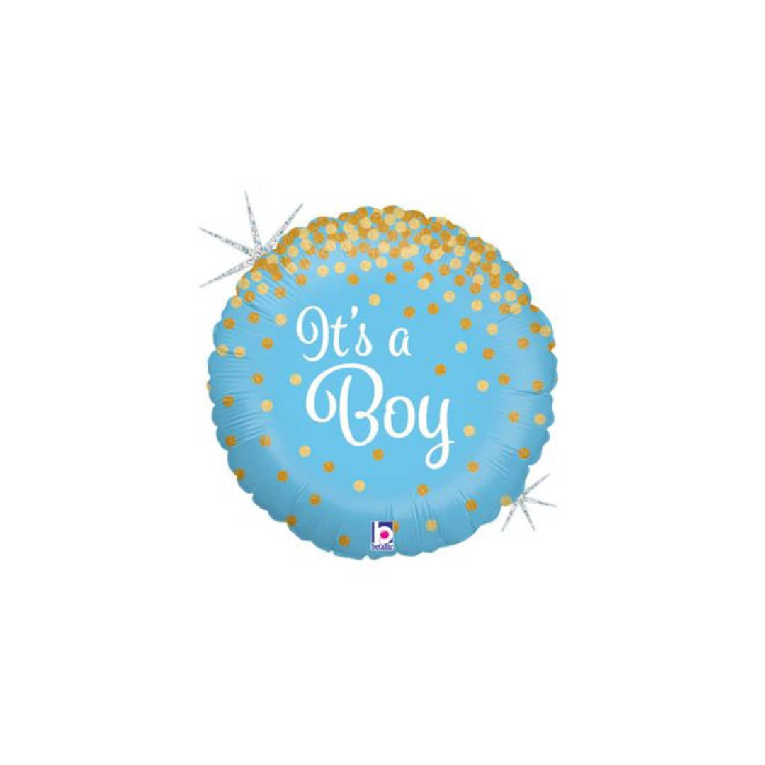 18C GLITTERING IT'S A BOY