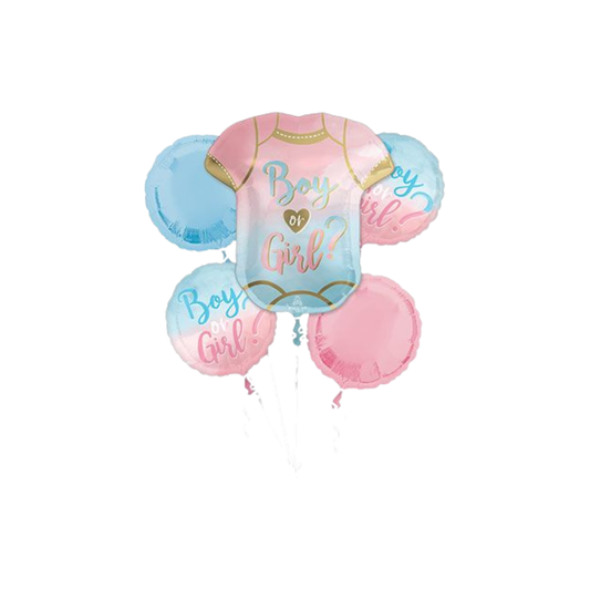BOUQUET THE BIG REVEAL ONESIE BOY OR GIRL ?