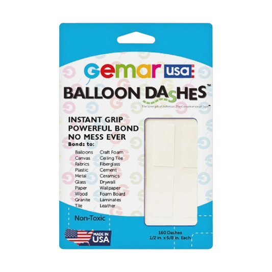 160ct Balloon Glue Dashes