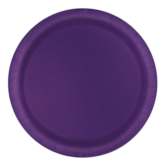 7" Deep Purple Plates