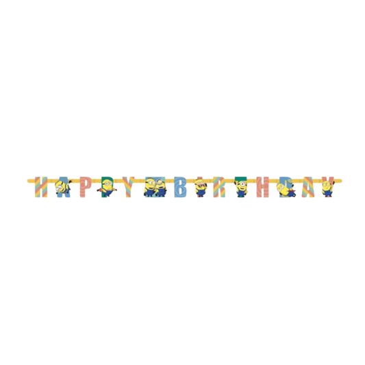 Despicable Me "Happy Birthday" Jointed Banner 6.5 ft