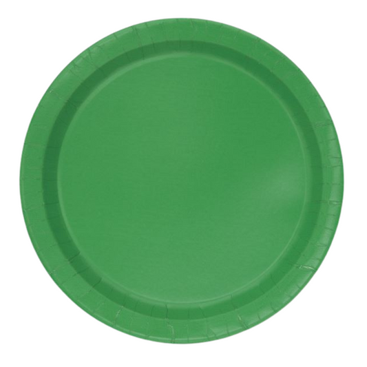 7" Emerald Green Plates