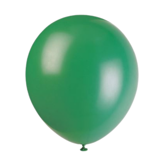 12" Latex Balloons 72ct - Forest Green