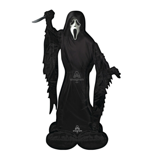 64"A Airloonz Halloween Scream Ghost Face Pkg (1 count)