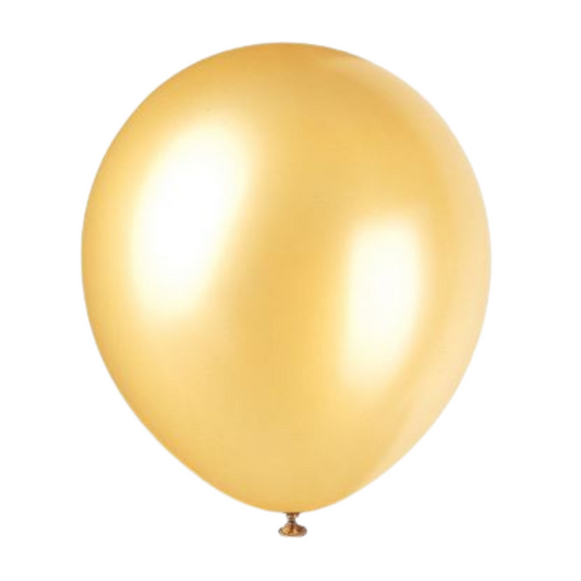 12" Latex Balloons 72ct - Gold