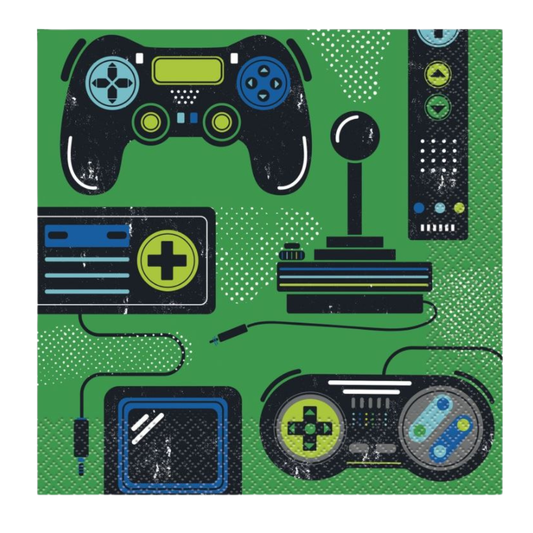 Gamer Birthday Luncheon Napkins 16ct