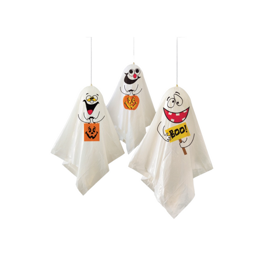 Ghost Hanging Decorations  3ct