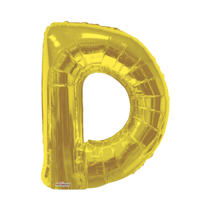 34" Gold Letter Foil Balloons