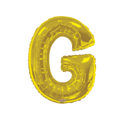 34" Gold Letter Foil Balloons