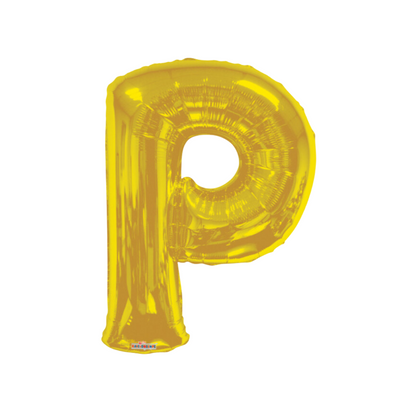 34" Gold Letter Foil Balloons