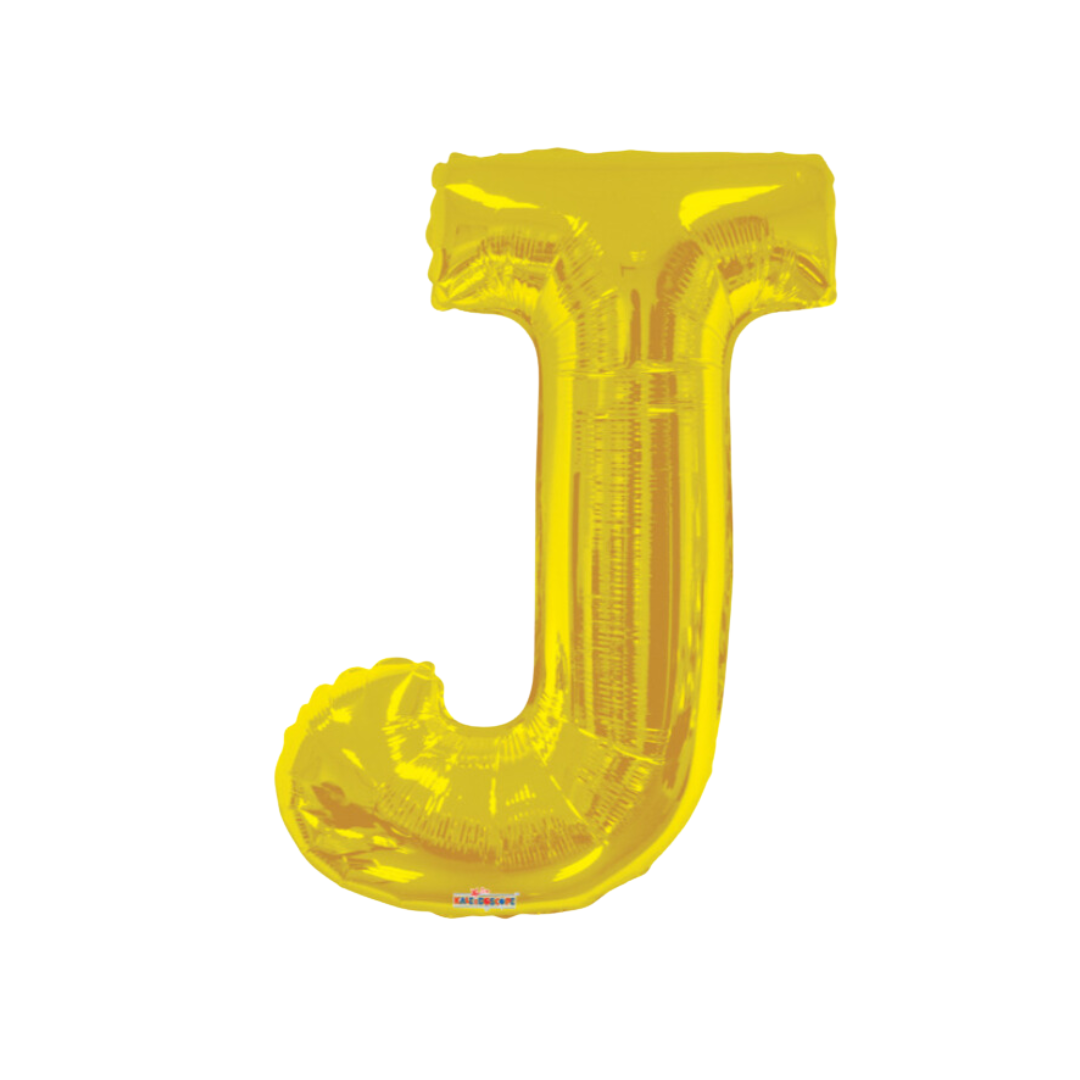 34" Gold Letter Foil Balloons