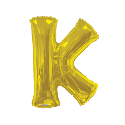 34" Gold Letter Foil Balloons