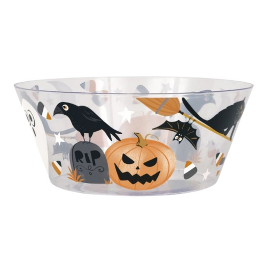 Bats & Boos Halloween 10" Plastic Serving Bowl