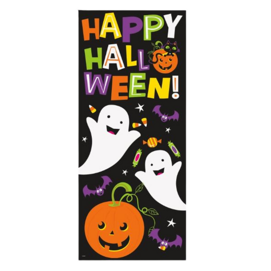 Cat & Pumpkin Door Poster 27"x60"