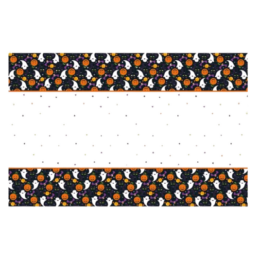 Cat & Pumpkin Rectangular Plastic Table Cover 54" x 84"