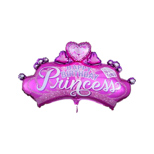 32" Happy Birthday Princess Crown