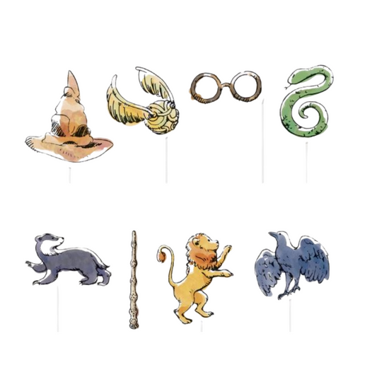 Harry Potter Photo Booth Props 8pc