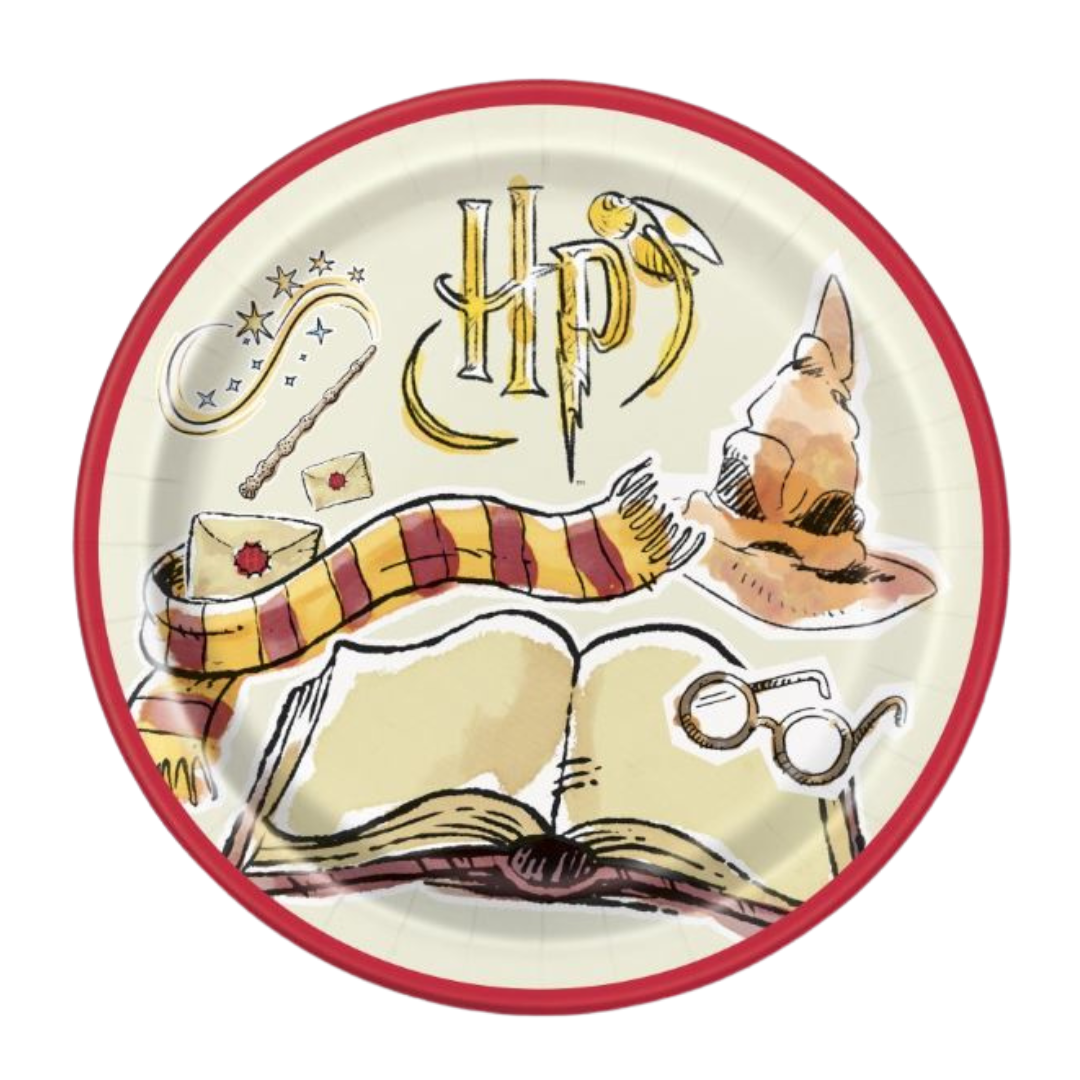 Harry Potter Round 9" Dinner Plates 8ct
