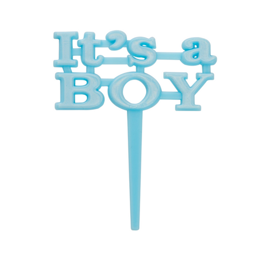 It's a Boy Cake Picks  8ct