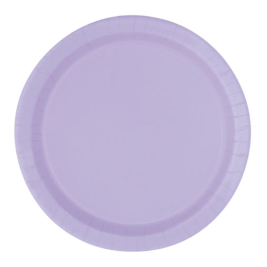 7" Lavender Plates