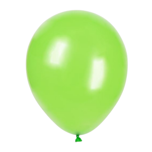 12" Latex Balloons 10ct - Lime Green