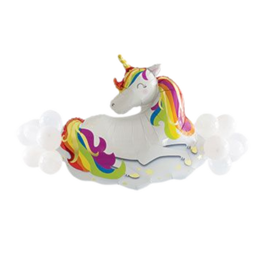 LRG SHP UNICORN LATEX-ACCENTED 49"