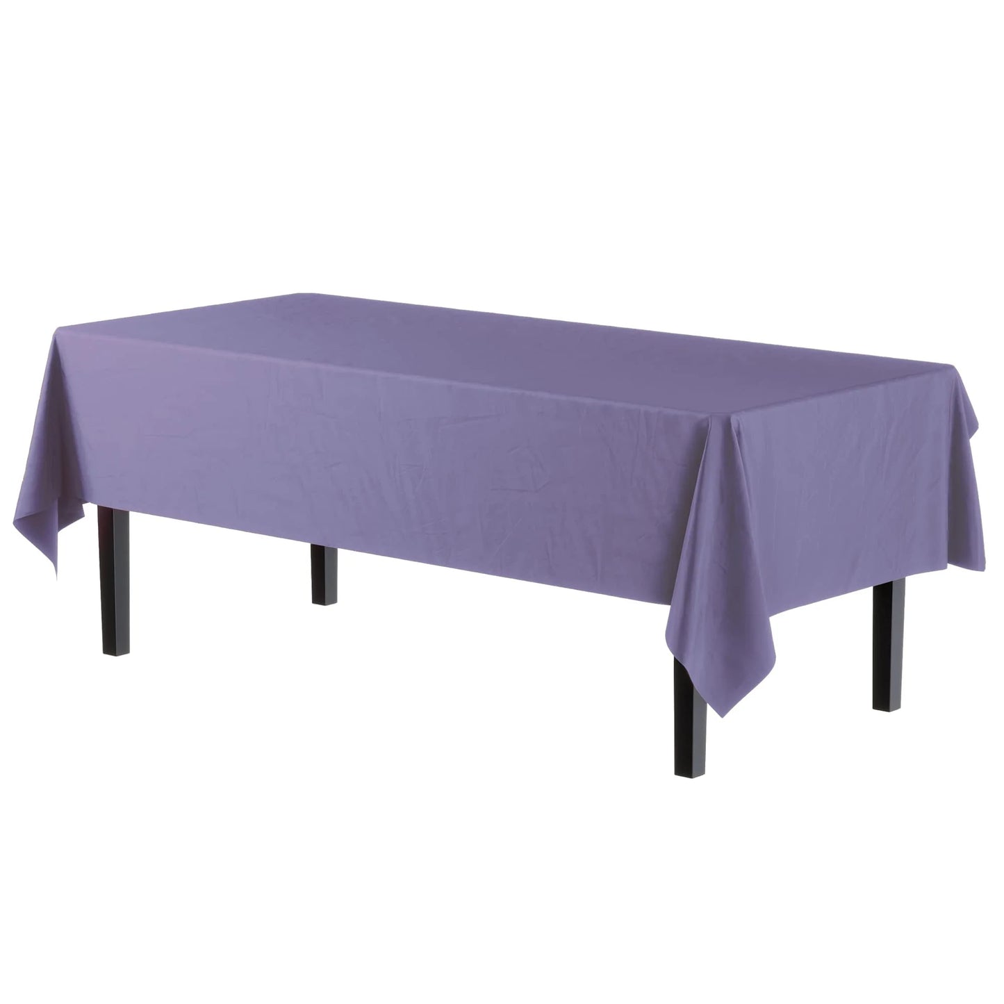 Rectangular Lavender Plastic Table Cover