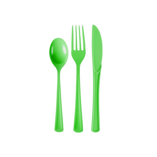 Lime Green Cutlery Combo Pack