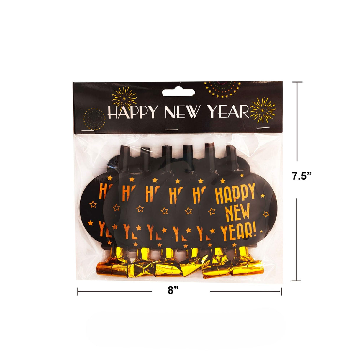 7.5" GOLDEN PINK NEW YEAR AIR BLASTER