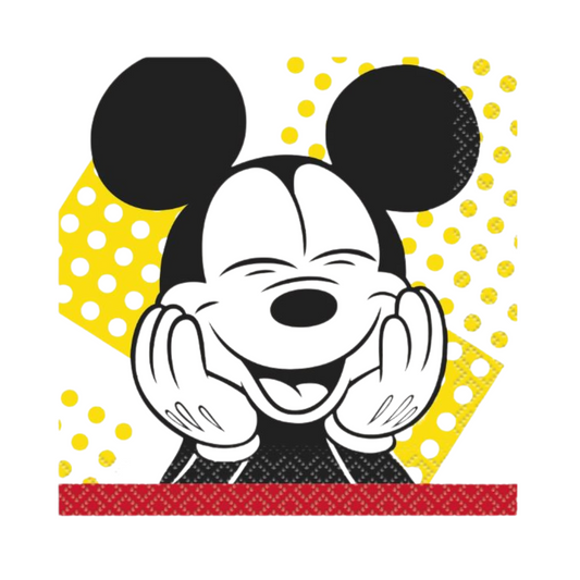 Disney Mickey Mouse Beverage Napkins 16ct