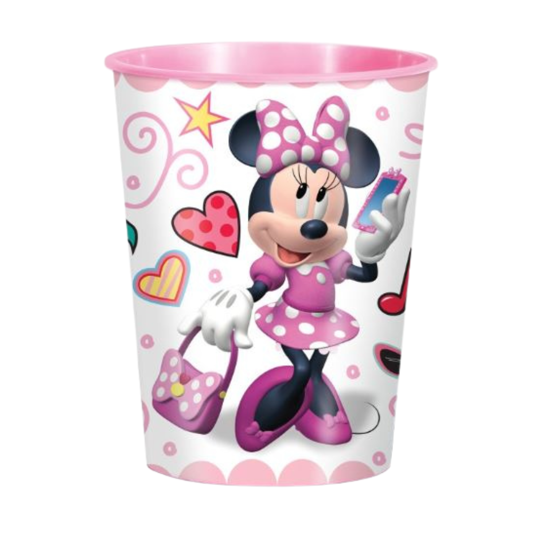 Disney Iconic Minnie Mouse 16oz Plastic Stadium Cup