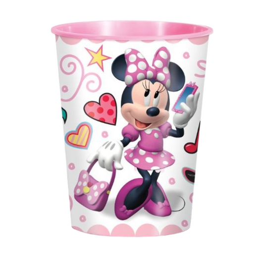 Disney Iconic Minnie Mouse 16oz Plastic Stadium Cup
