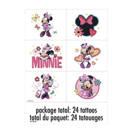 Disney Iconic Minnie Mouse Tattoos 24ct