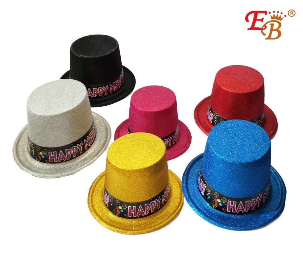 NEW YEAR HAT WITH GLITTER