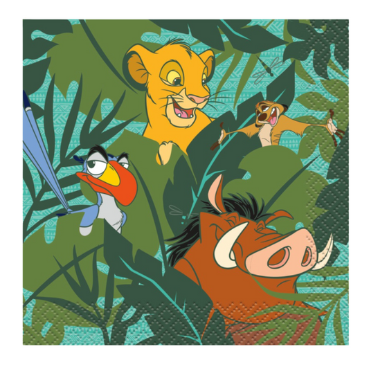 Lion King Beverage Napkins 16 Count