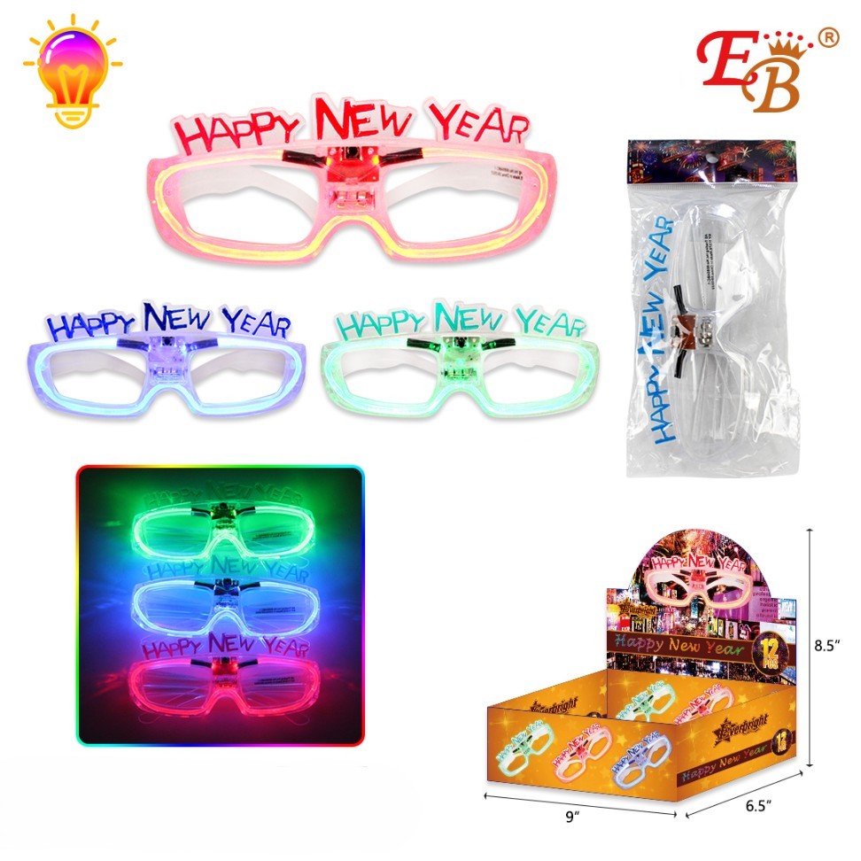 NEW YEAR GLASSES W/LIGHT
