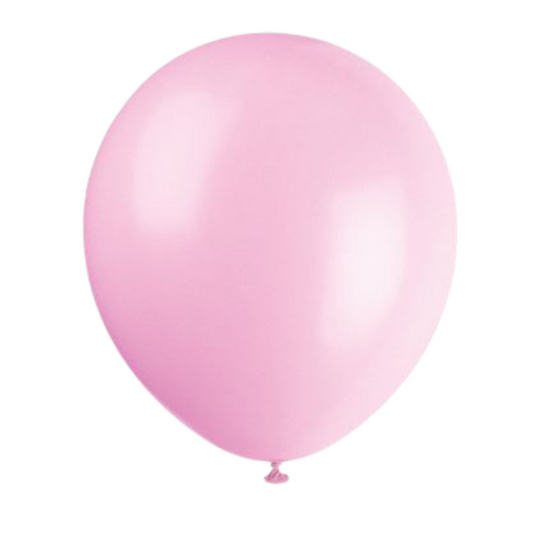 12" Latex Balloons 10ct - Petal Pink