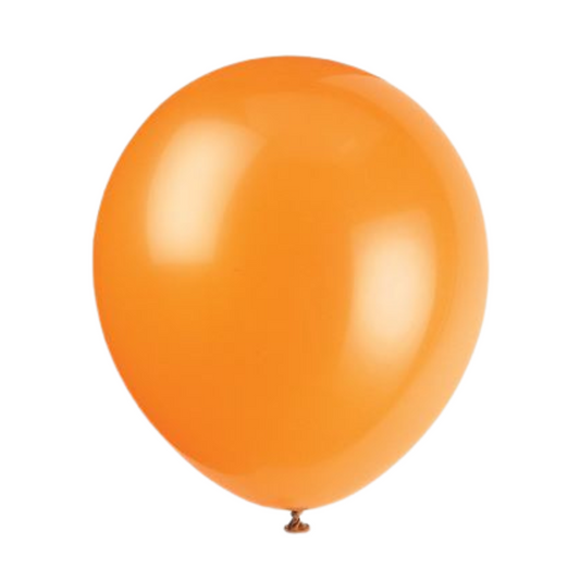 12" Latex Balloons 72ct - Pumpkin Orange