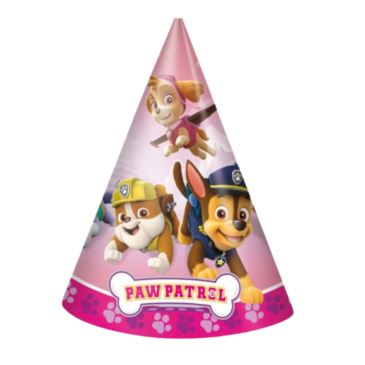 Paw Patrol Girl Party Hats 8ct