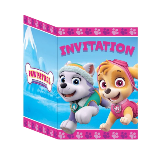 Paw Patrol Girl Invitations 8ct